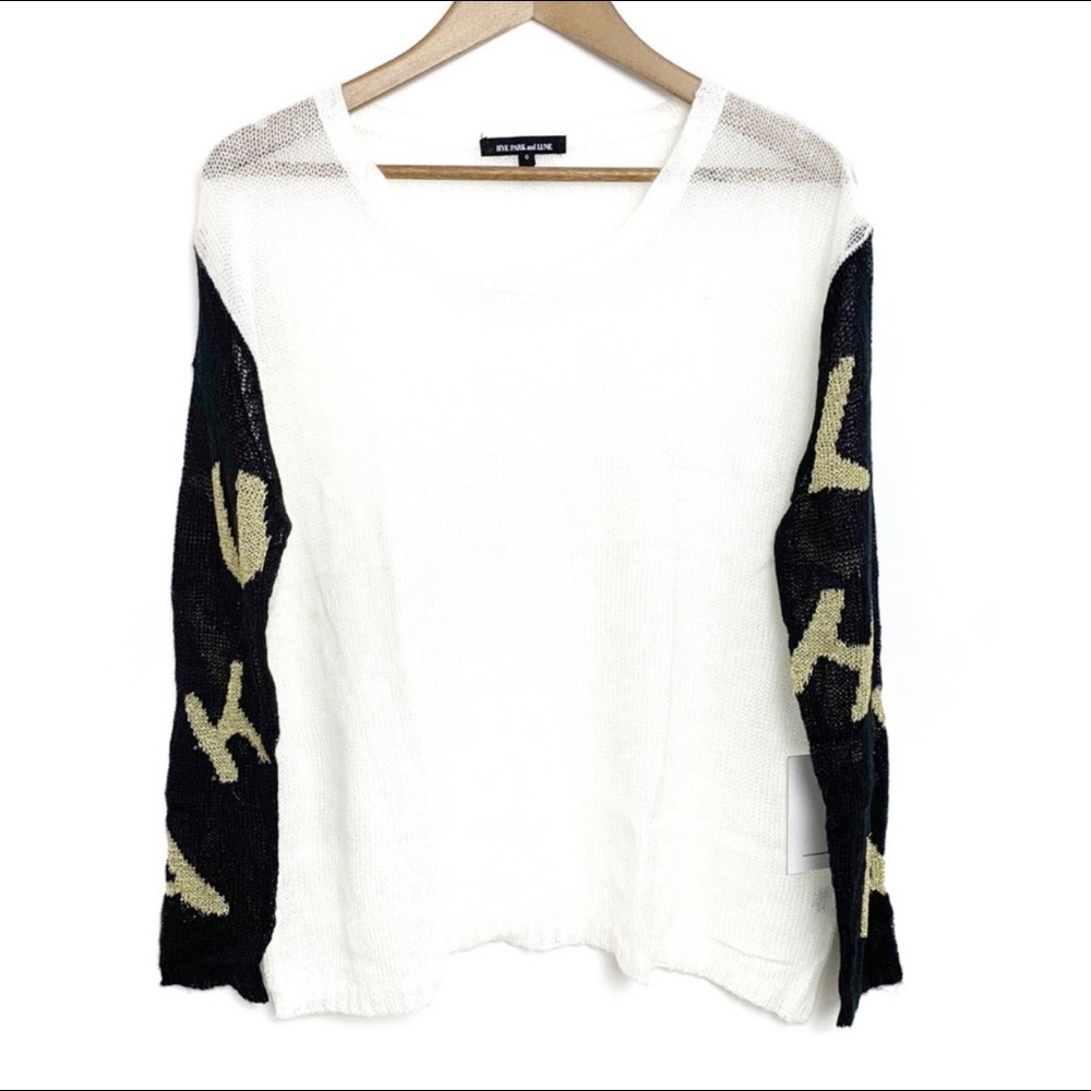 ✨NWT✨HYE PARK & LUNE oversized sheer sweater